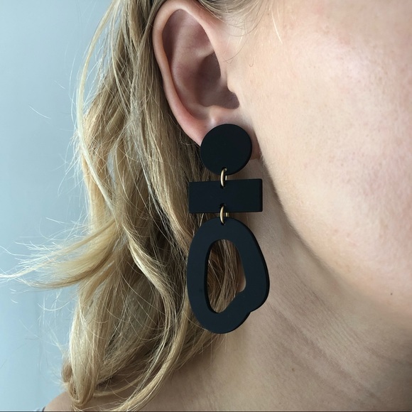 DREA Poly Clay Drop Earrings! - Picture 4 of 5